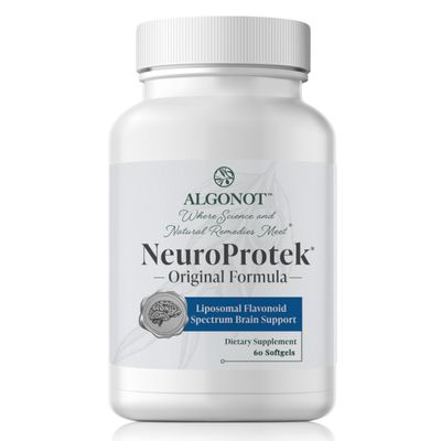 NeuroProtek  The only liposomal luteolin products using olive pomace oil. A unique, patented, all-natural oral dietary supplement in a soft gel which may promote harmony between body and mind. (1)