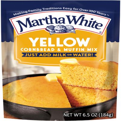 Martha White Yellow Cornbread and Muffin Mix, 6.5 Ounce (Pack of 12)