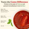 Cento Organic Certified San Marzano Whole Peeled Tomatoes 28 Oz (Pack of 6), Canned Plum Tomatoes in Thick Puree with Basil, Grown and Processed in Italy view 3
