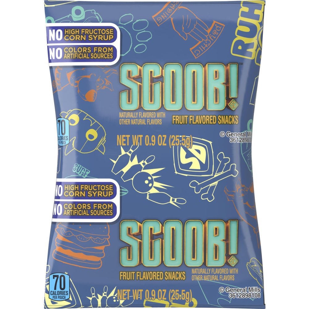 Betty Crocker Scooby Doo Fruit Snacks, 0.9 Oz, 96 Count