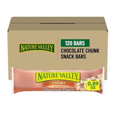 Nature Valley Chewy Granola Bar, Chocolate Chunk, 0.89 Oz (Pack of 120)