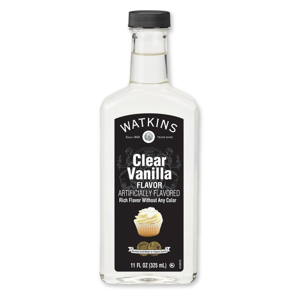 Watkins Clear Vanilla Flavor, 11 fl. oz. Bottle, 1 Count (Packaging May Vary)