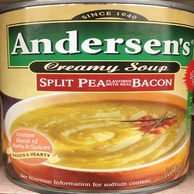 Andersen's Split Pea With Bacon Soup, 15-Ounce (Pack of 6)