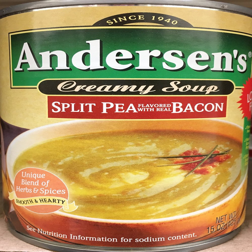 Andersen's Split Pea With Bacon Soup, 15-Ounce (Pack of 6)