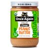Once Again Organic Creamy Peanut Butter No Sugar Added - Single Ingredient, Unsalted, Natural Peanut Butter No Palm Oil - Glass Jar, Non-GMO, Gluten Free - Smooth and Unsweetened - 1 Jar (16 oz) view 1