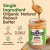 Once Again Organic Creamy Peanut Butter No Sugar Added - Single Ingredient, Unsalted, Natural Peanut Butter No Palm Oil - Glass Jar, Non-GMO, Gluten Free - Smooth and Unsweetened - 1 Jar (16 oz) view 3