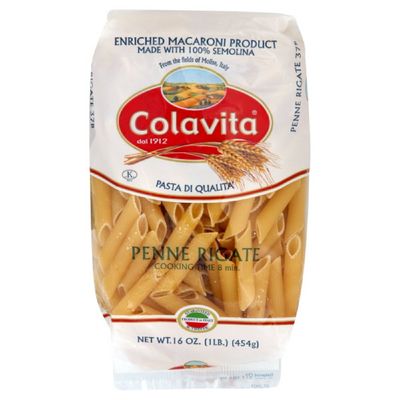 Colavita Pasta Penne Rigate, 16-ounces (Pack of10)