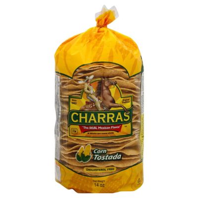 Charras Tostados Natural, 12.3-Ounce (Pack of 8)