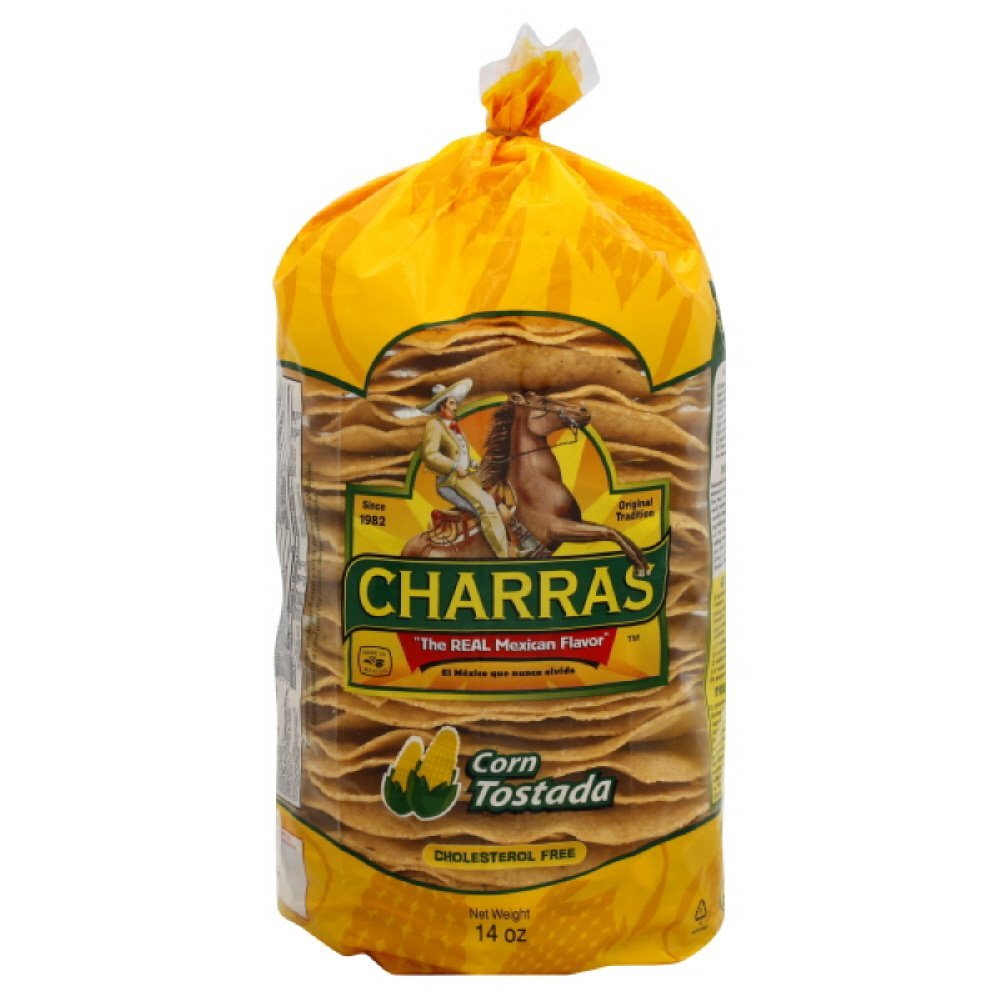 Charras Tostados Natural, 12.3-Ounce (Pack of 8)