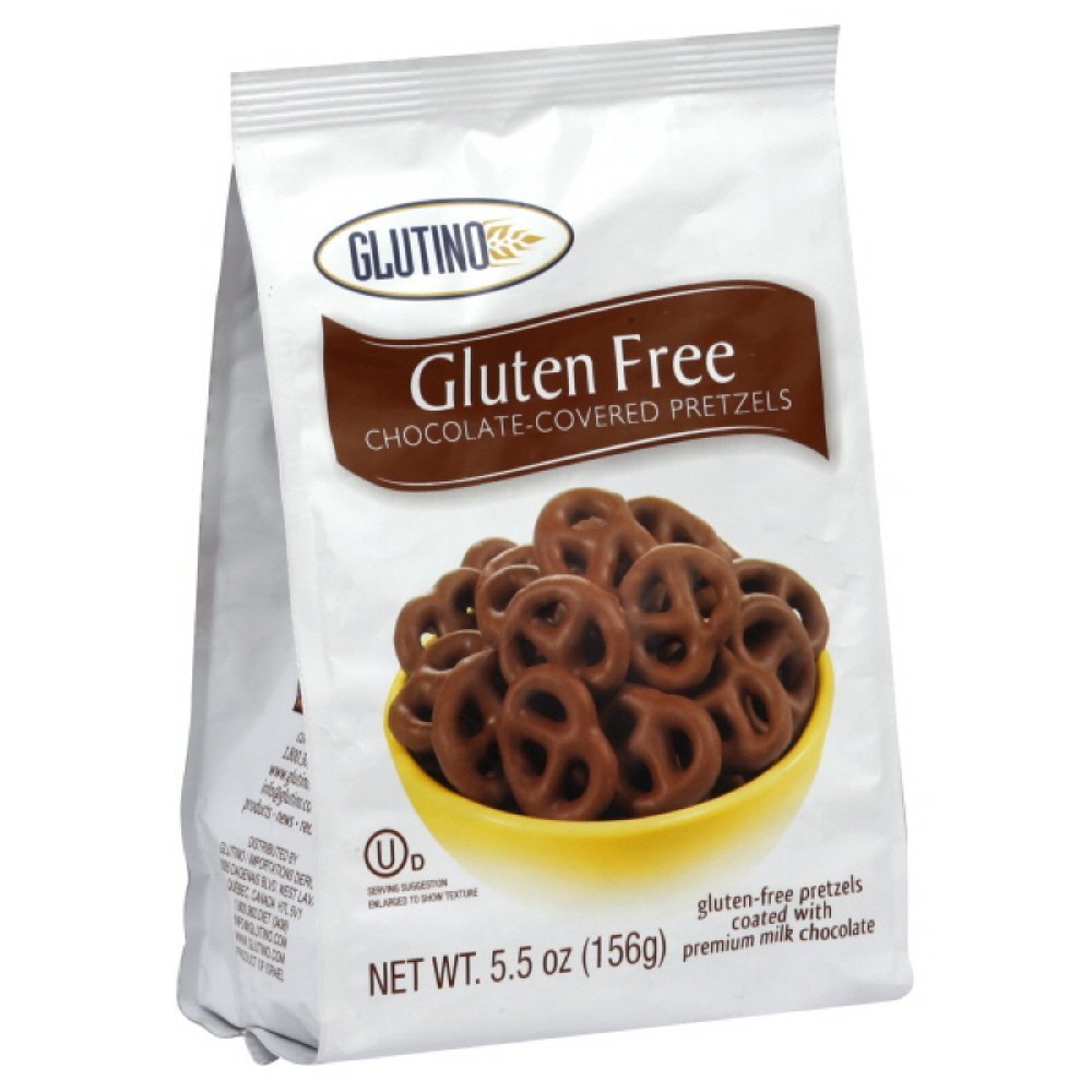 Glutino Pretzels, Chocolate Gluten Free, 5.5000-ounces (Pack of4)
