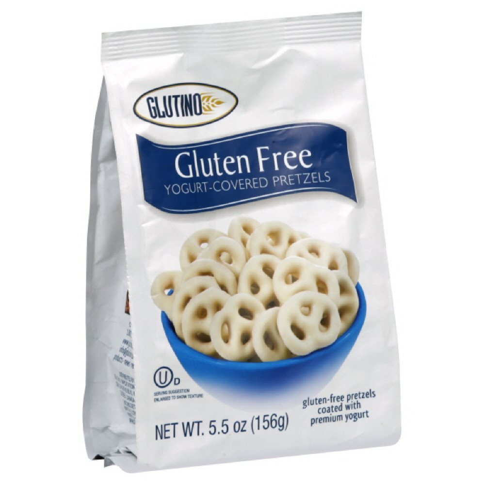 Glutino Pretzels, Yogurt Gluten Free, 5.5000-ounces (Pack of4)