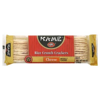 Kame Crackers Cheese Rice, 3.5000-ounces (Pack of6)