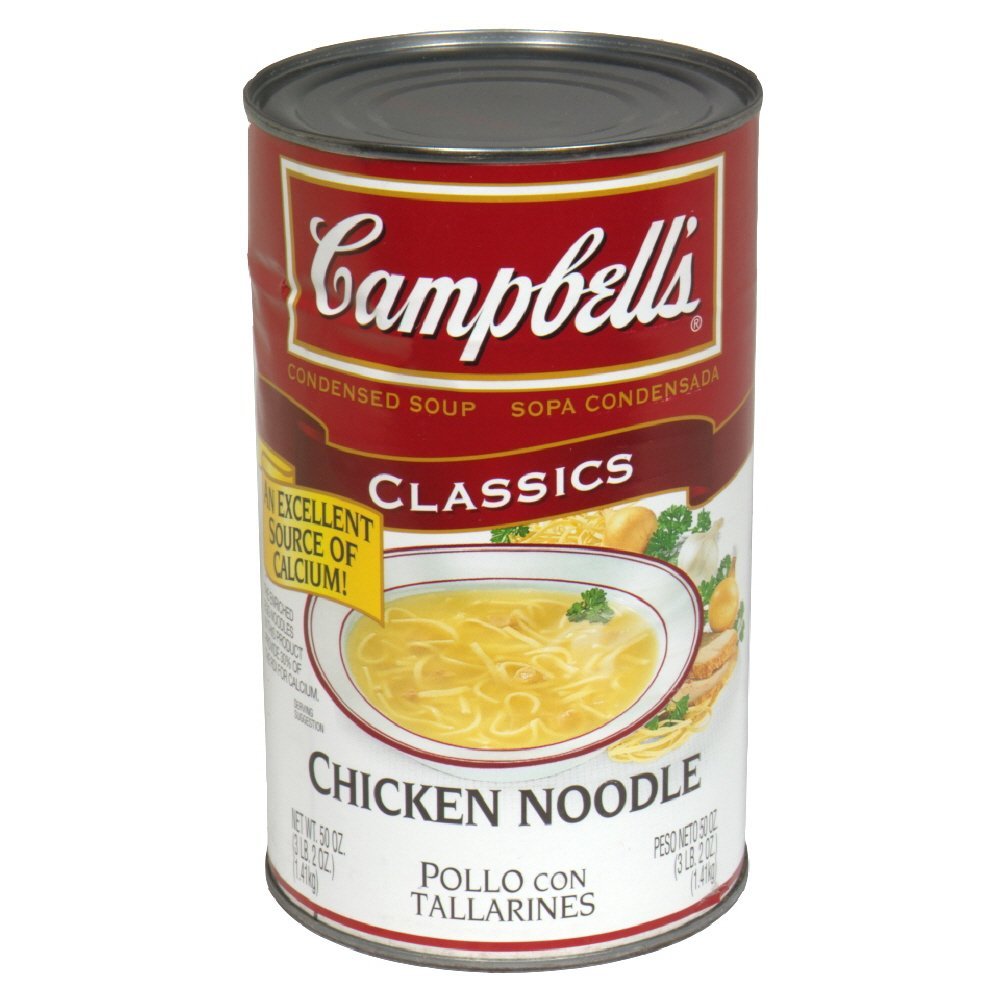 Campbell's Condensed Chicken Noodle Soup, 50-ounces (Pack of4)