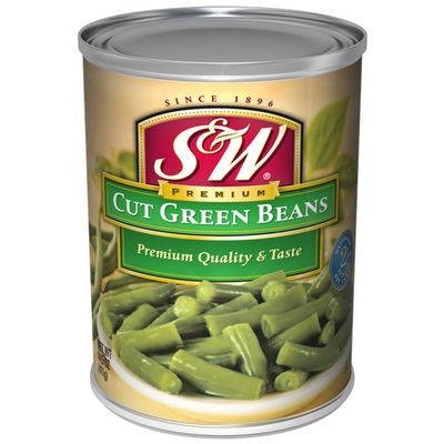 S&W Lake Cut Green Beans, 14.5000-ounces (Pack of8)