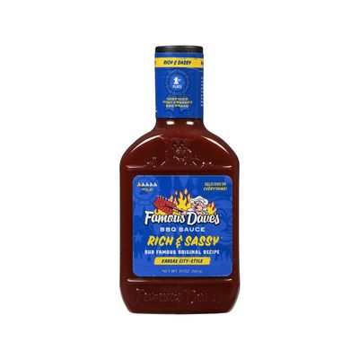 Famous Dave's - 1 pck, Rich & Sassy BBQ Sauce (20 oz.)