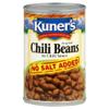 Kuner's Chili Beans No Salt, 15-ounces (Pack of12) view 1