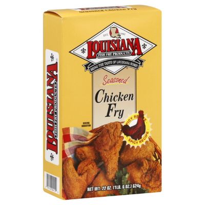 Louisiana Fish Fry, Seasoned Chicken Fry, 22-Ounce Boxes (Pack of 6)