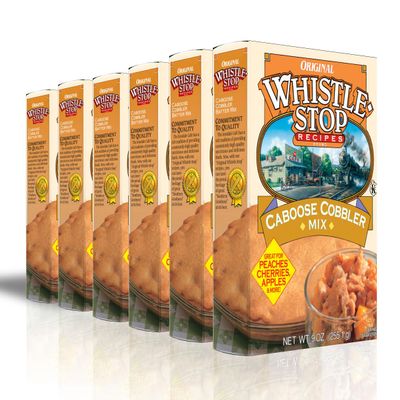 Original WhistleStop Cafe Recipes | Caboose Cobbler Mix | 9-oz | Case of 6