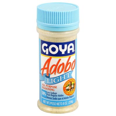 Goya Adobo Light with Pepper, 8-Ounce (Pack of 8)