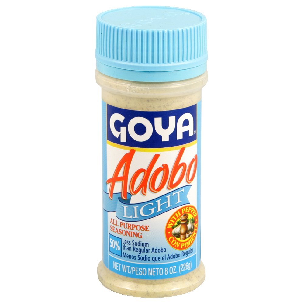 Goya Adobo Light with Pepper, 8-Ounce (Pack of 8)