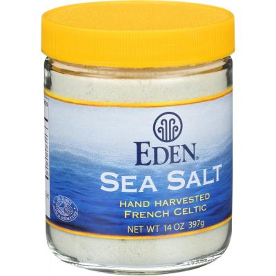 Eden Sea Salt, Fine, 14-ounces (Pack of3)