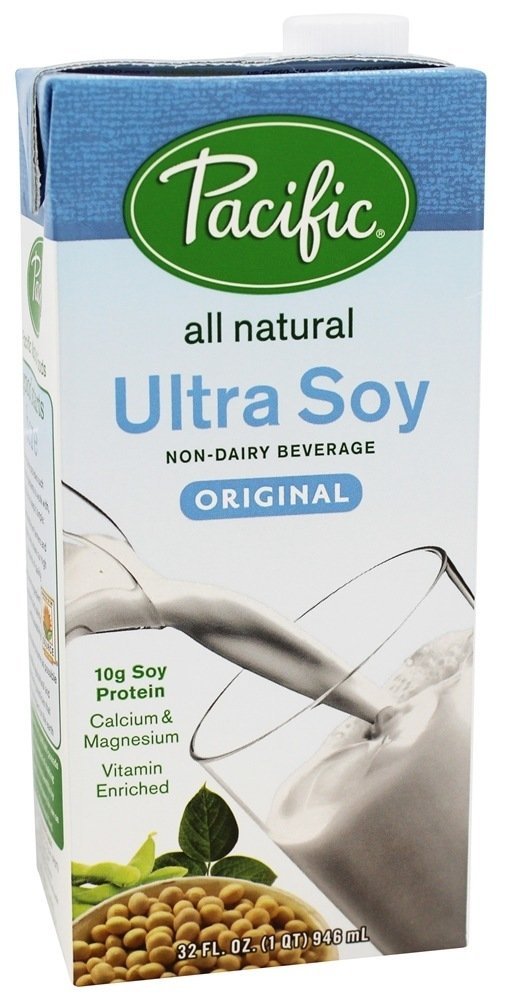 PACIFIC FOODS BEV SOY U PLAIN LF, 32 FO