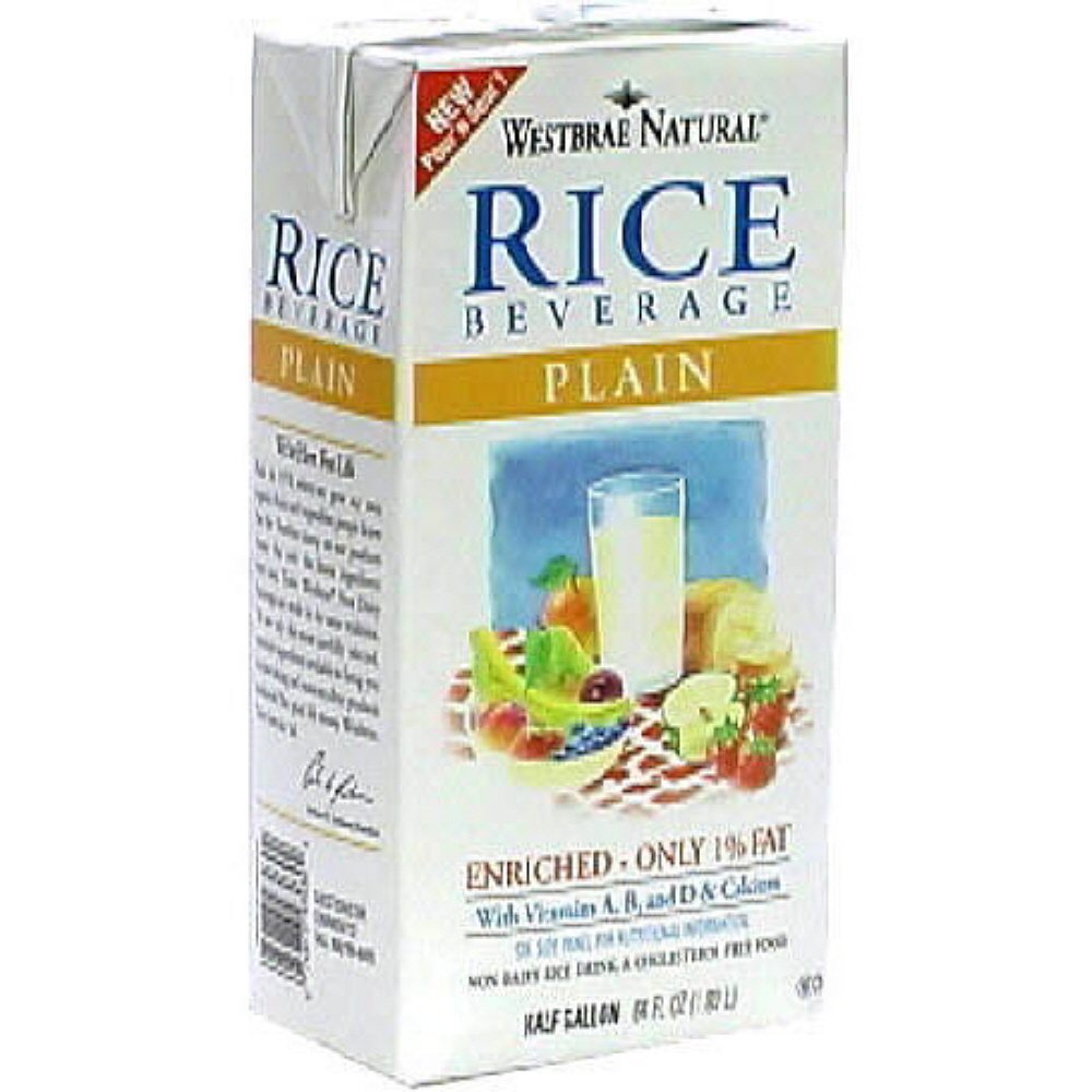Westsoy Rice Drink, Plain, Gluten Free, 64-ounces (Pack of4)