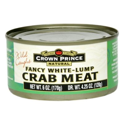 Crown Prince Crabmeat, White, 6-ounces (Pack of3)