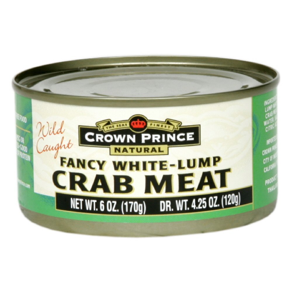 Crown Prince Crabmeat, White, 6-ounces (Pack of3)