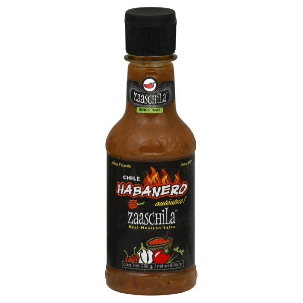 Zaaschilla Mexican Salsa Habanero, 9.3500-ounces (Pack of6)