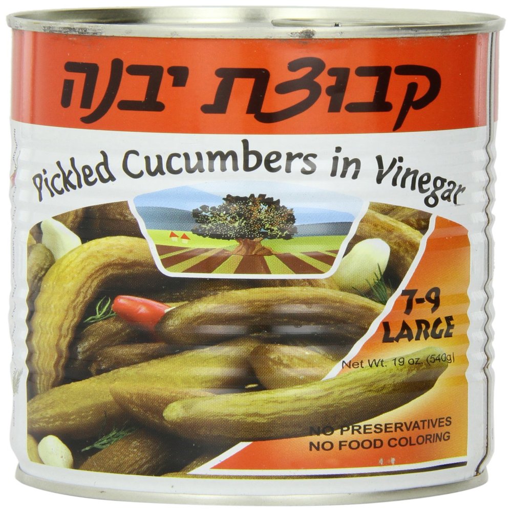 Kvuzat Yavne Cucumber Vinaigrette 7-9, 19-Ounce (Pack of 6)