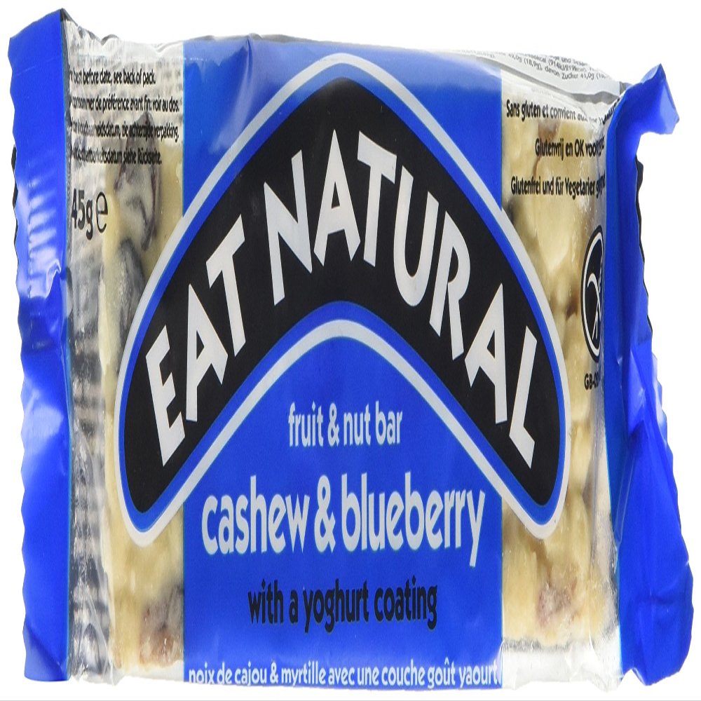 Eat Natural Blueberries, Cashews & Yoghurt Coating bar 45g