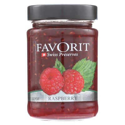 Favorit Preserves, Raspberry, 12.30-Ounce (Pack of 6)
