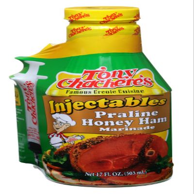 Tony Chachere's Marinade Praline Honey Ham w/ Injector, 17-Ounce (6 pack)