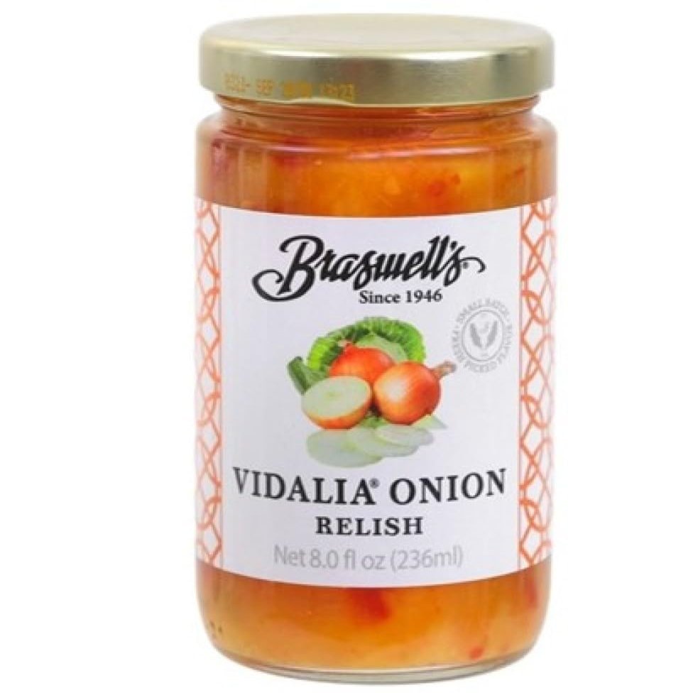 Braswells Sweet and Savory Gourmet Vidalia Onion Relish  Small-Batch, Renowned Specialty, Made in USA, Since 1946 (8oz)