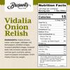 Braswells Sweet and Savory Gourmet Vidalia Onion Relish  Small-Batch, Renowned Specialty, Made in USA, Since 1946 (8oz) view 2