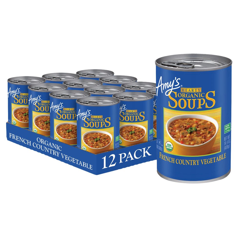 Amy's Hearty Organic Soups, French Country Vegetable, 14.4 Ounce (Pack of 12)