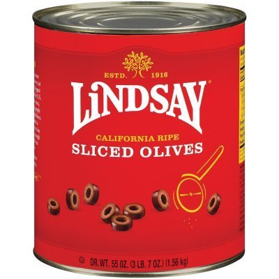 Lindsay Sliced California Ripe Olives - 55 Ounce (2 Pack)