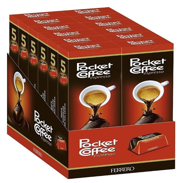 Pocket Coffee , 12er Pack (12 x 5 Stck Packung)