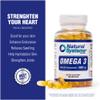 Omega 3 1000mg Fish Oil 100 Concentrated Softgels by Natural Systems - Omega 3 Supplements - Capsules for Daily Diet - EPA - DHA - Perfect for Heart, Eye, Brain and Joints Support* view 2