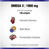 Omega 3 1000mg Fish Oil 100 Concentrated Softgels by Natural Systems - Omega 3 Supplements - Capsules for Daily Diet - EPA - DHA - Perfect for Heart, Eye, Brain and Joints Support* view 3