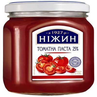 2 Pack Nezhin Tomato Paste GMO Free Glass Jar 16.5 OZ / 470 gr