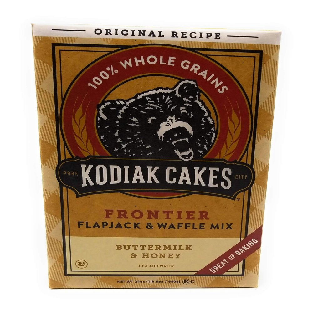 Kodiak Cakes All Natural Frontier Pancake, Flapjack and Waffle Mix, Butter Milk and Honey, 24 Ounce (Pack of 3)