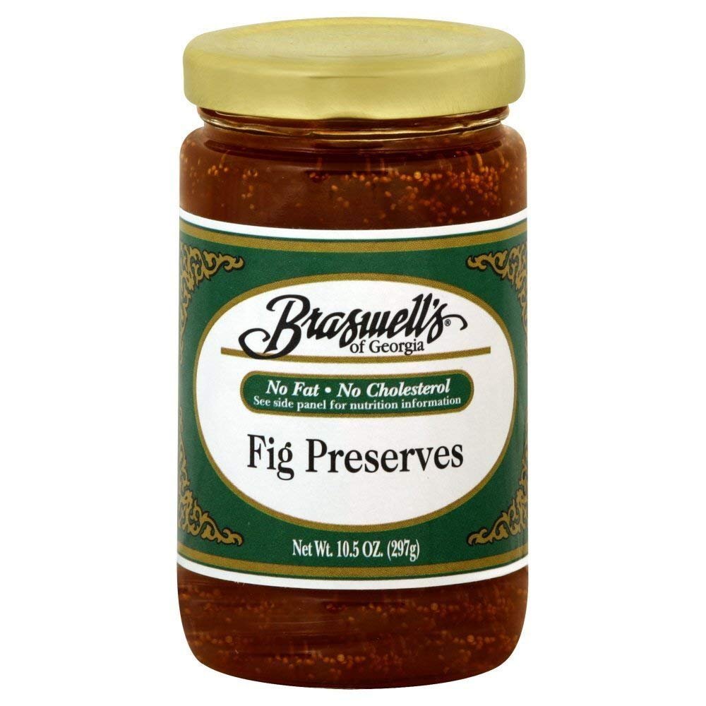 Braswells Gourmet Fig Perserve  Small-Batch, Renowned Specialty, Made in USA, Since 1946 (10.5oz)