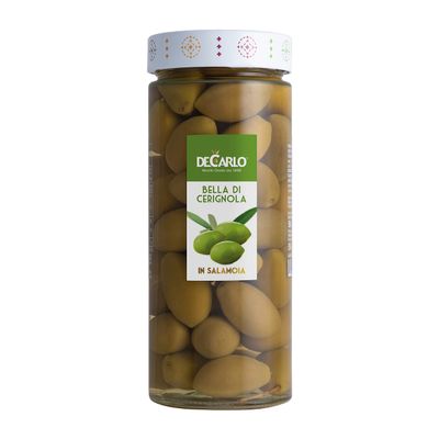 DeCarlo Bella di Cerignola Olives - 20 ozs.