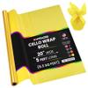Hygloss Products Cellophane Roll  Cellophane Wrap for Crafts, Gifts, and Baskets 20 Inch x 5 Feet, Yellow view 1