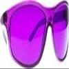 Violet (Purple) Color Therapy Glasses, Pro Style [Available in Other Colors] view 1