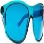 Aqua (Turquoise) Color Therapy Glasses, Pro Style [Available in Other Colors]