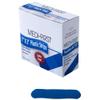 1" x 3" Blue Plastic Adhesive Strip Bandage - 100 / Box view 1