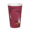 Solo Paper Hot Cups, 16 Oz, Maroon, Carton Of 300 Cups view 1